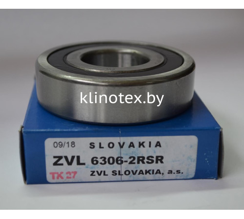 Подшипник 6306 2RS, ZKL