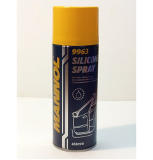 Смазка силиконовая водоотталкивающая для пластика и резины Mannol Silicone Spray 450мл