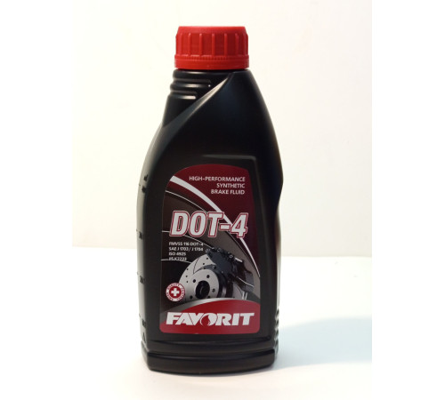 Тормозная жидкость FAVORIT DOT-4 490г