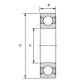 Подшипник 80207 (6207 ZZ)